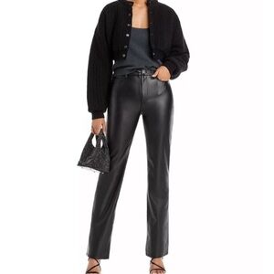 Staud Vegan Faux Leather Elliot Pants
Trousers Women’s Size 4 Black